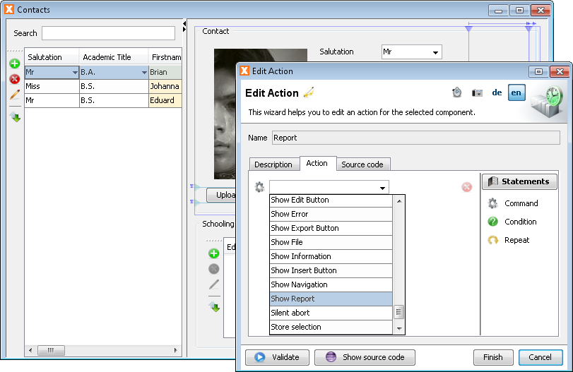 Edit Actions - Step 5